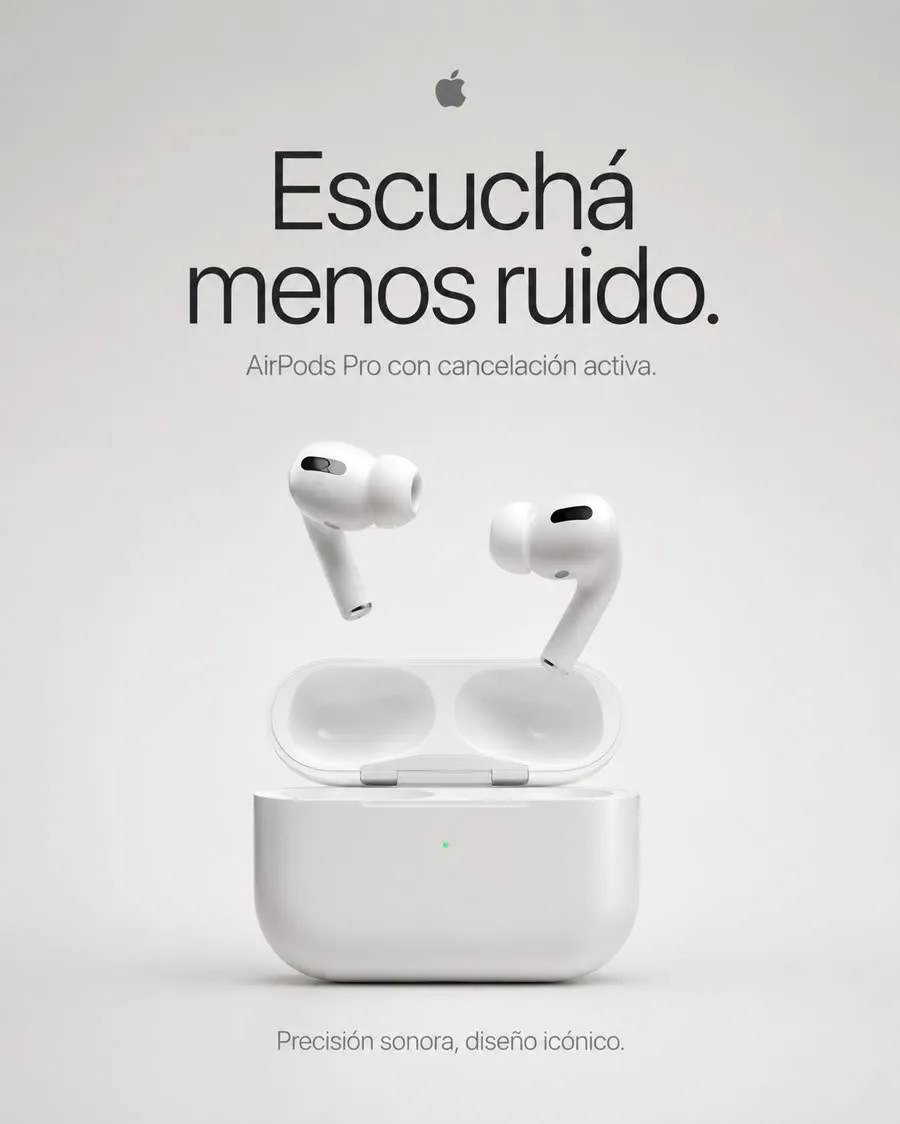 Anuncio de Apple hecho con Prompt Ads
