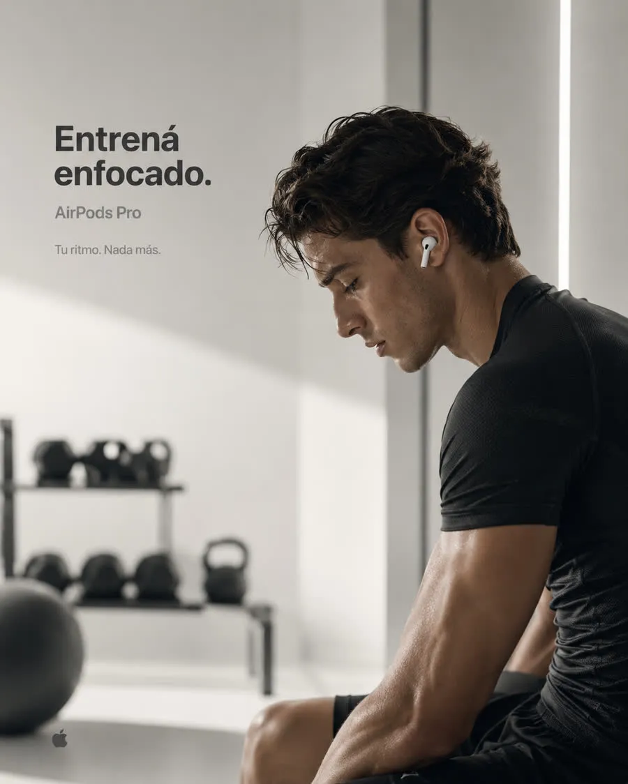 Anuncio de Apple hecho con Prompt Ads
