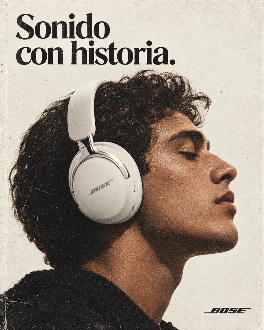 Anuncio de Bose hecho con Prompt Ads