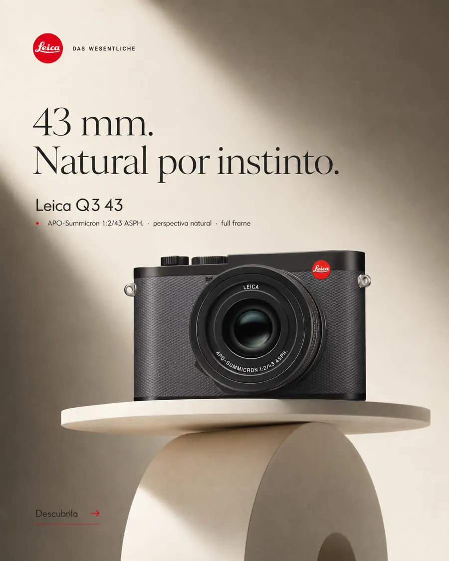 Anuncio de Leica hecho con Prompt Ads