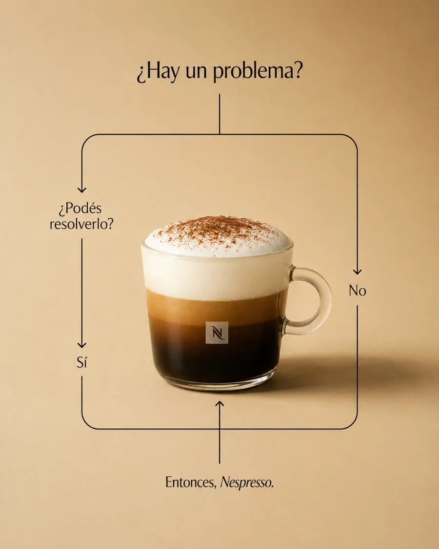 Anuncio de Nespresso hecho con Prompt Ads