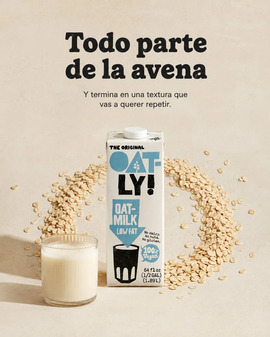 Anuncio de Oatly hecho con Prompt Ads