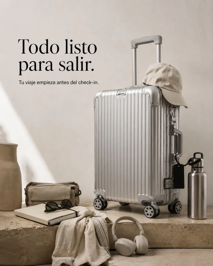 Anuncio de Rimowa hecho con Prompt Ads