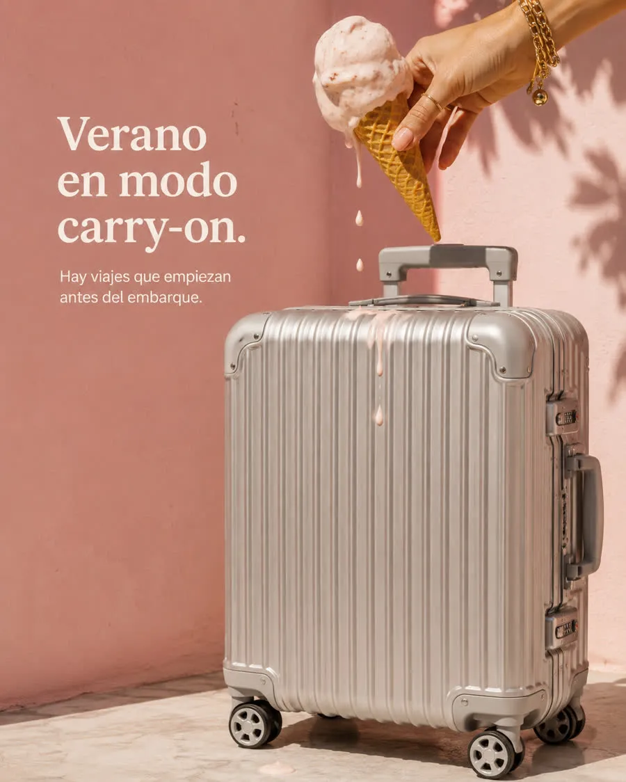 Anuncio de Rimowa hecho con Prompt Ads