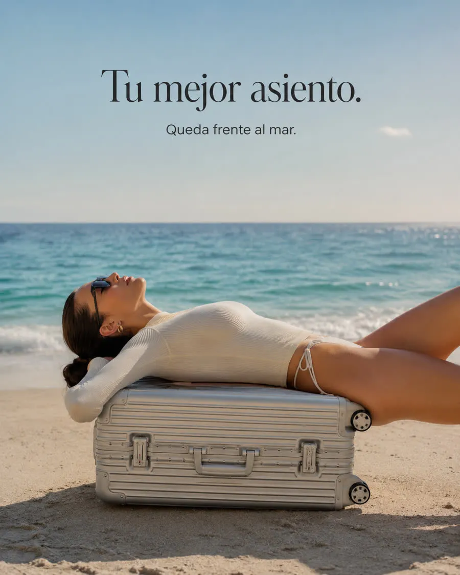 Anuncio de Rimowa hecho con Prompt Ads