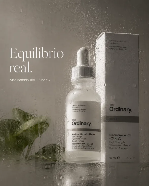 Anuncio de equilibrio de skincare, hecho con el método