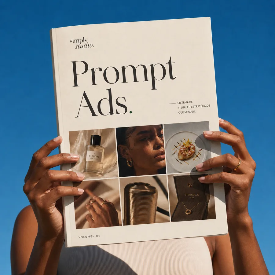 Prompt Ads en las manos: el método de visuales estratégicos que venden