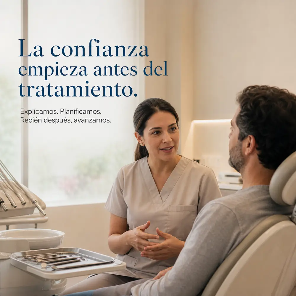 Anuncio humano para un servicio profesional